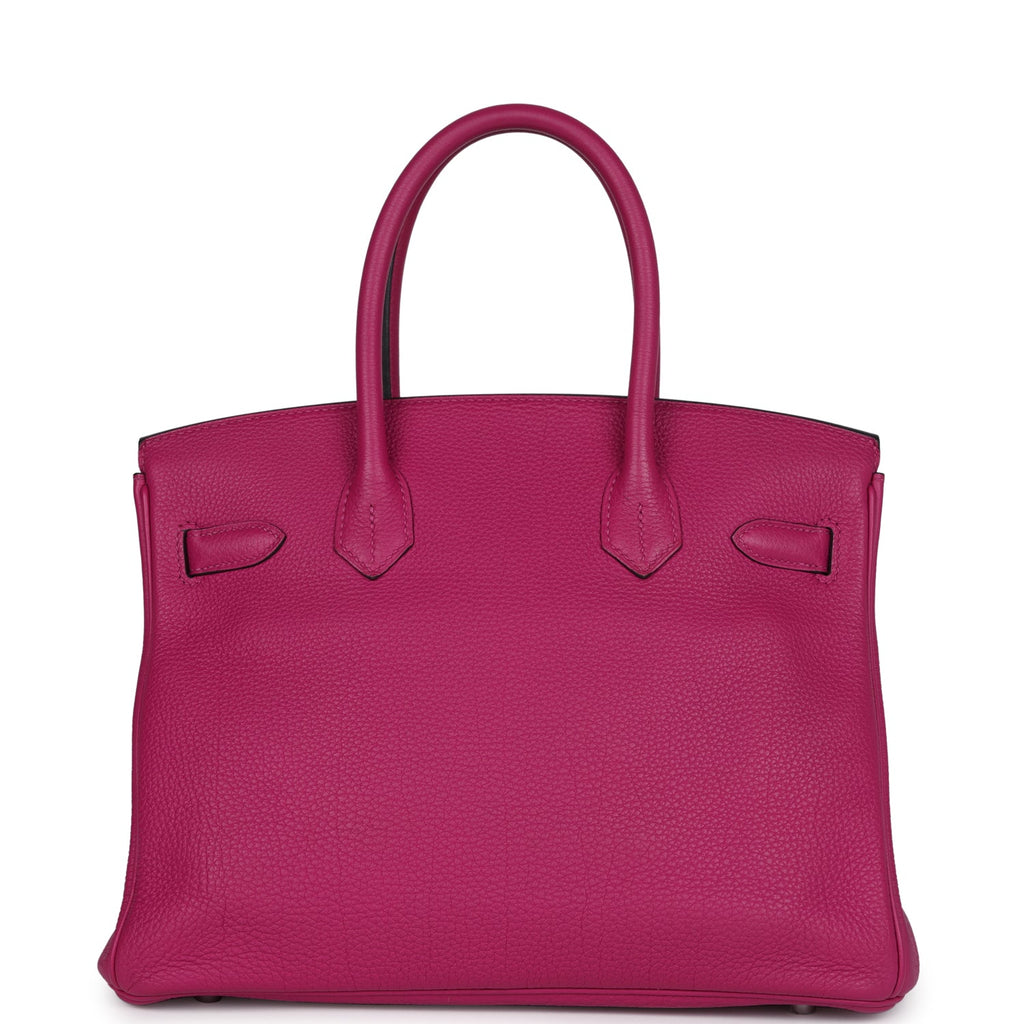Hermes Birkin 30 Rose Pourpre Togo Palladium Hardware