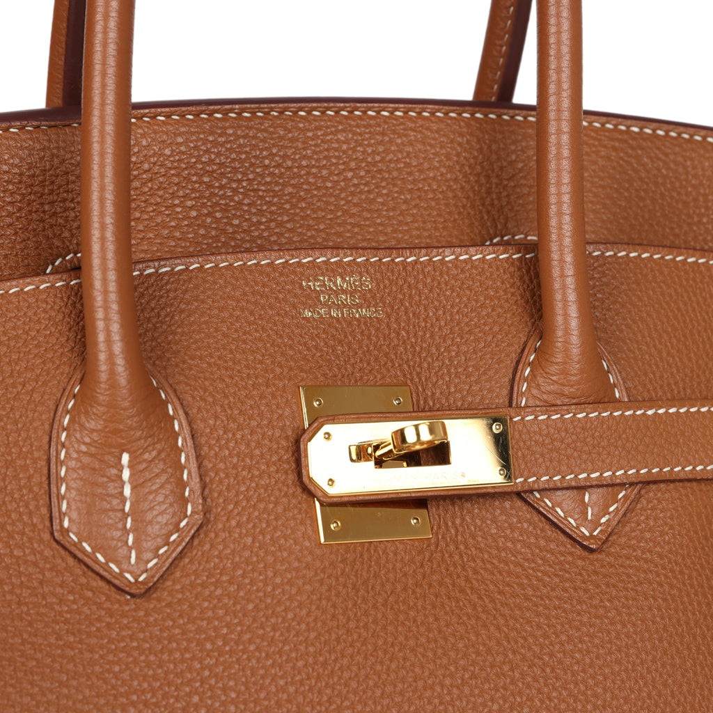 Hermes Birkin 35 Gold Togo Gold Hardware
