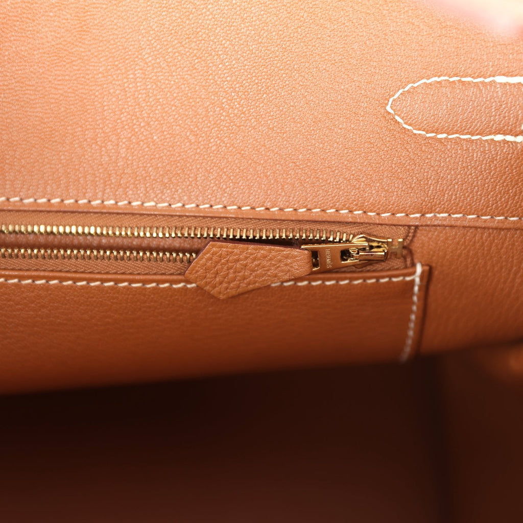Hermes Birkin 35 Gold Togo Gold Hardware