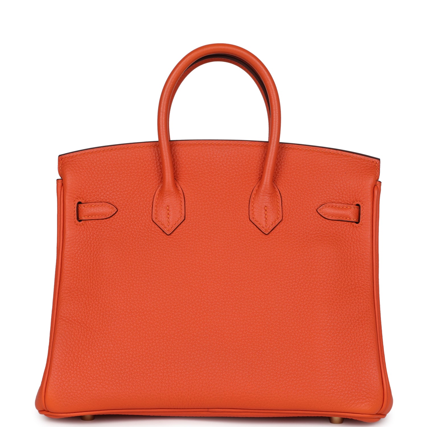 New Hermes Birkin 25 Feu Togo Gold Hardware