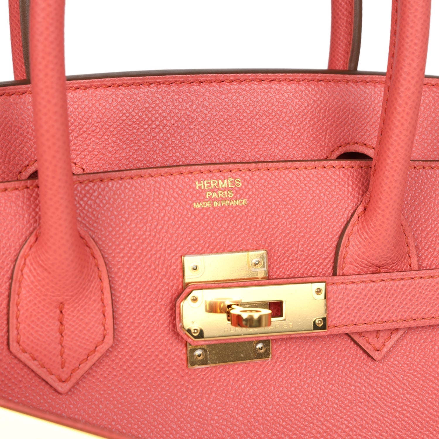 New Hermes Birkin 30 Flamingo Epsom Gold Hardware