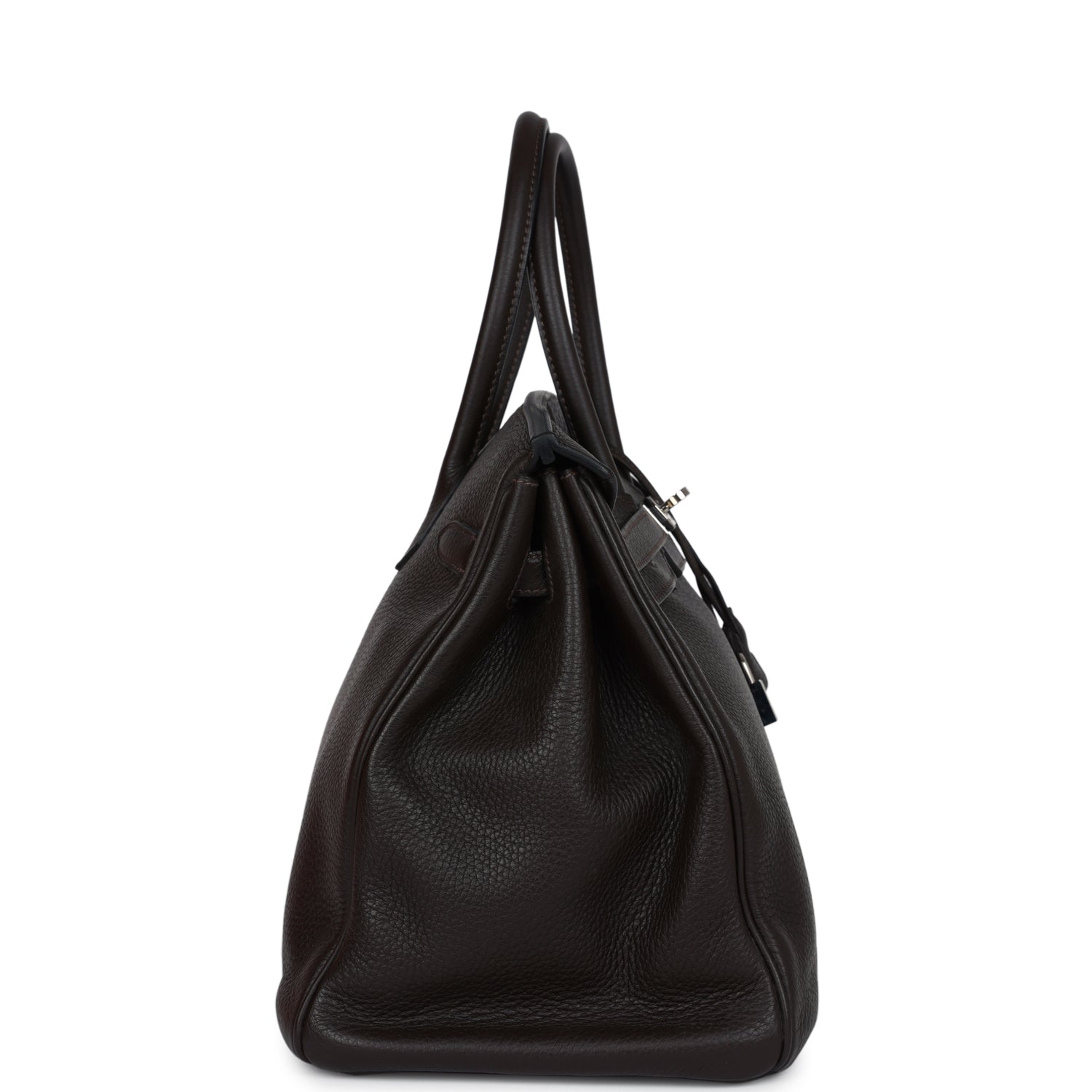 Hermes Birkin 35 Cafe Clemence Palladium Hardware