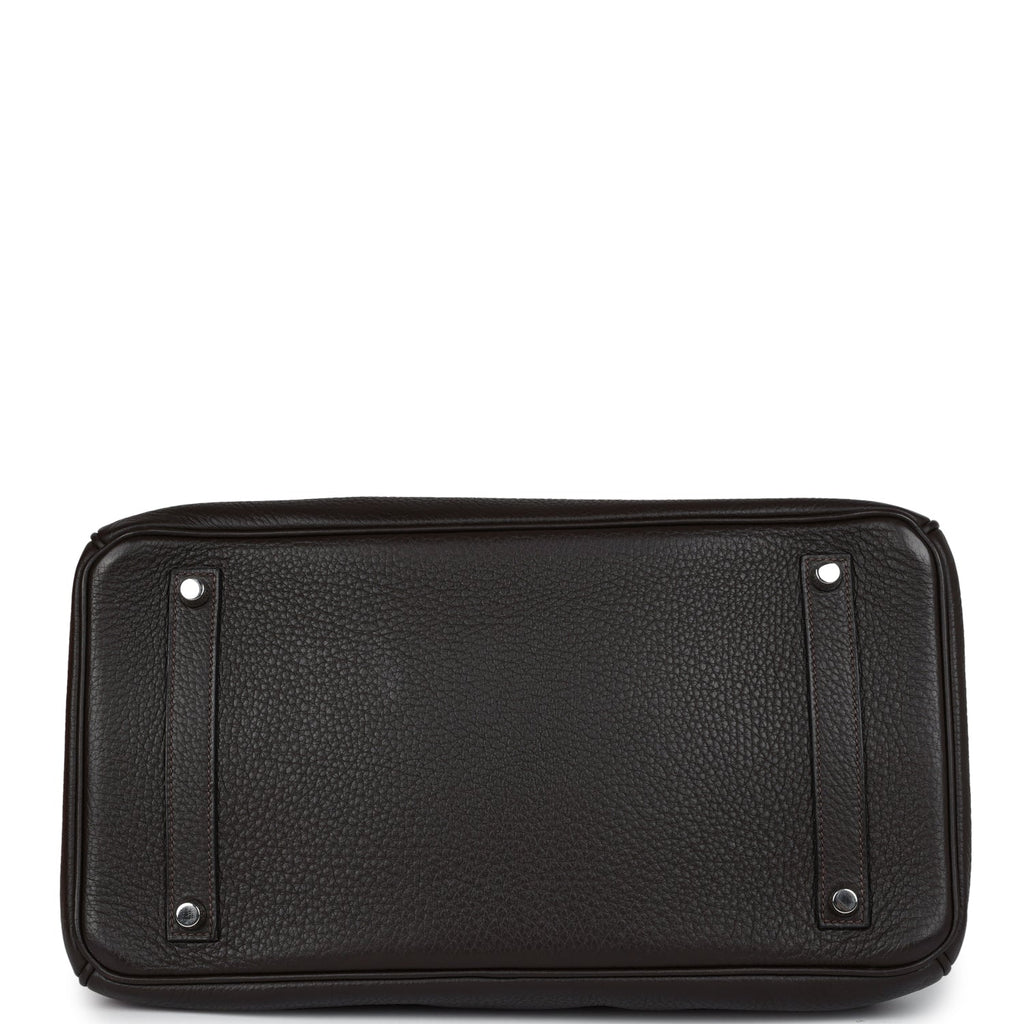 Hermes Birkin 35 Cafe Clemence Palladium Hardware
