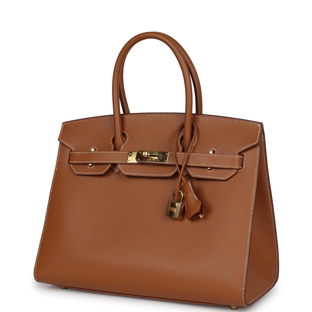 Hermes Birkin Sellier 30 Gold Epsom Gold Hardware