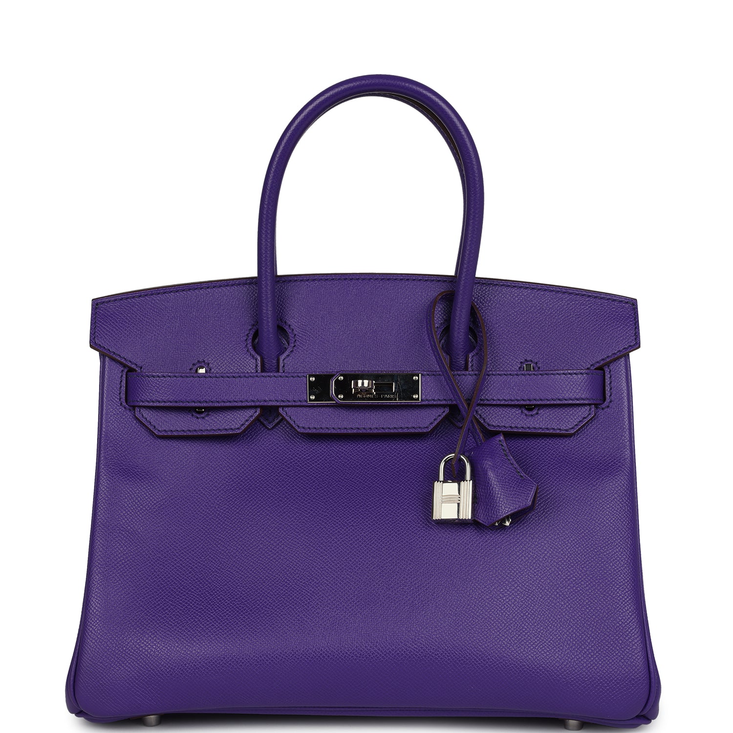 New Hermes Birkin 30 Crocus Epsom Palladium Hardware