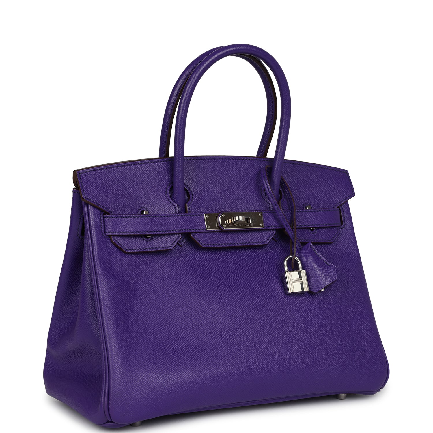 New Hermes Birkin 30 Crocus Epsom Palladium Hardware