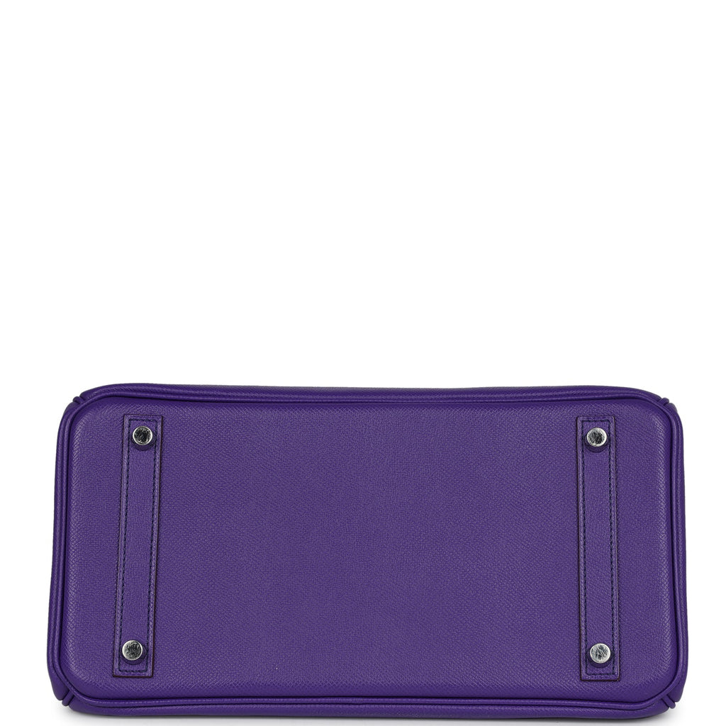 New Hermes Birkin 30 Crocus Epsom Palladium Hardware