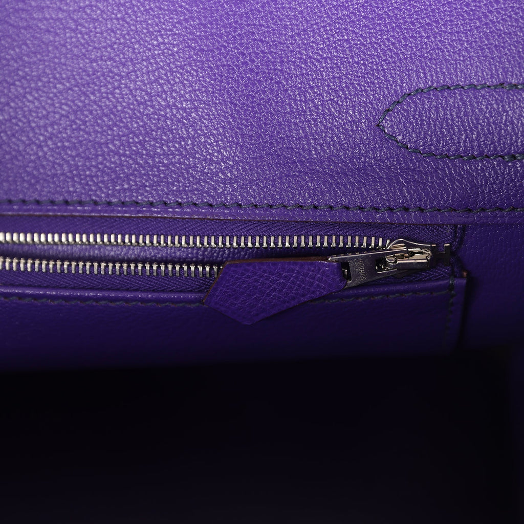 New Hermes Birkin 30 Crocus Epsom Palladium Hardware