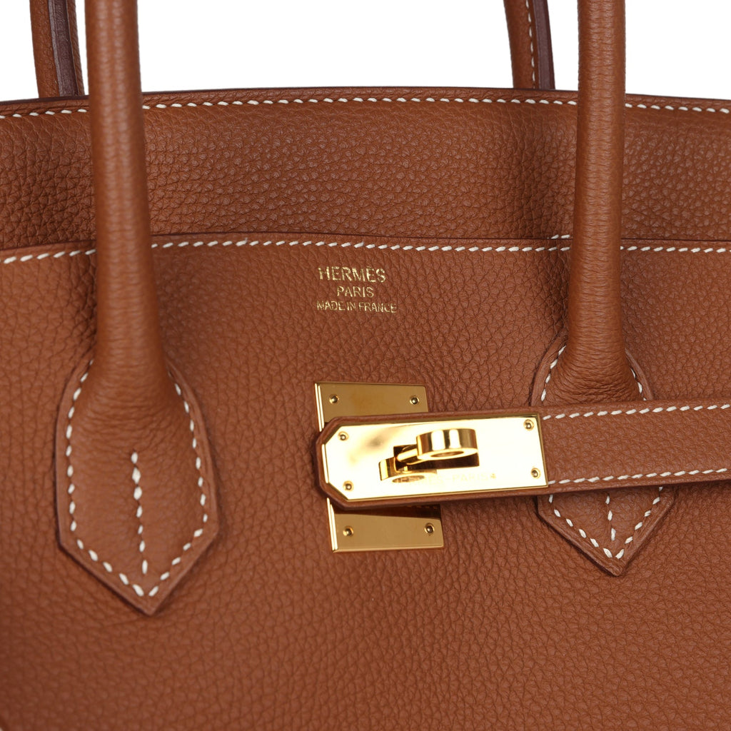 Hermes Birkin 35 Gold Togo Gold Hardware