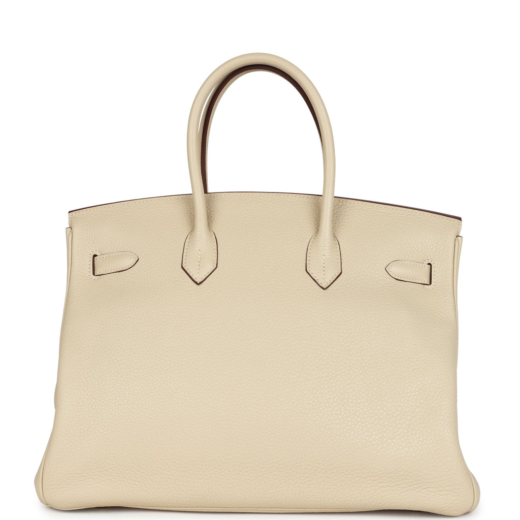 Hermes Birkin 35 Parchemin Clemence Gold Hardware