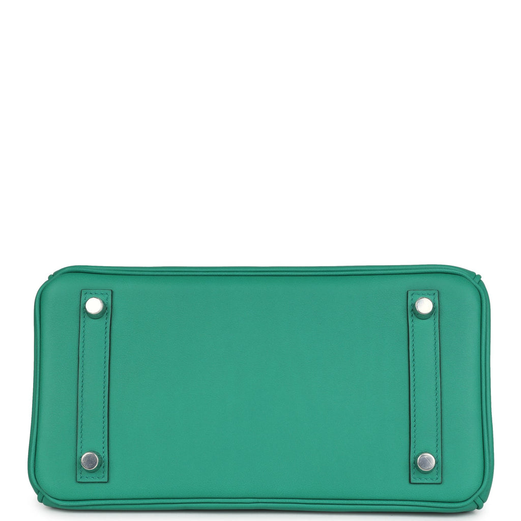 Hermes Birkin 25 Vert Vertigo Verso Swift Palladium Hardware