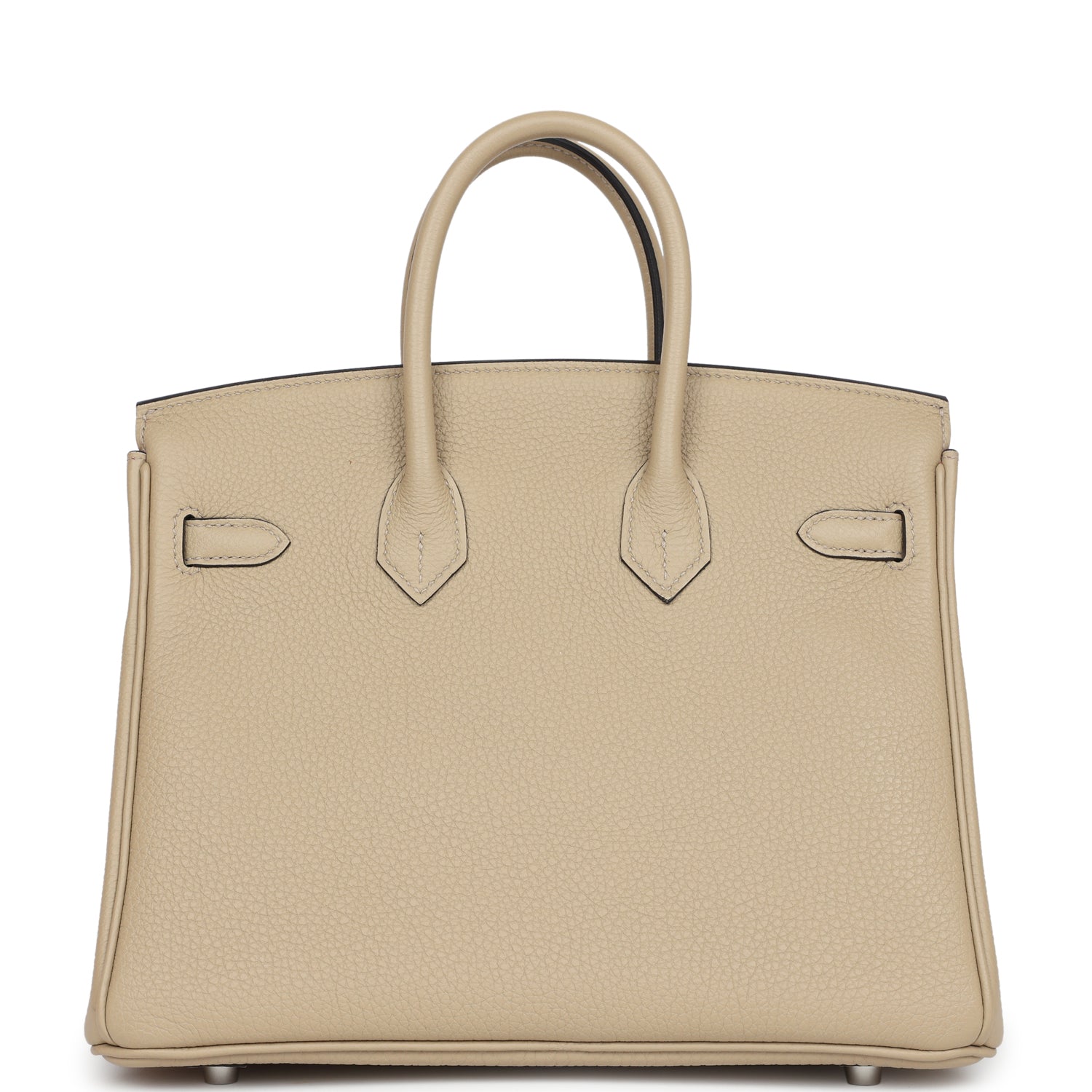 New Hermes Birkin 25 Trench Verso Togo Palladium Hardware
