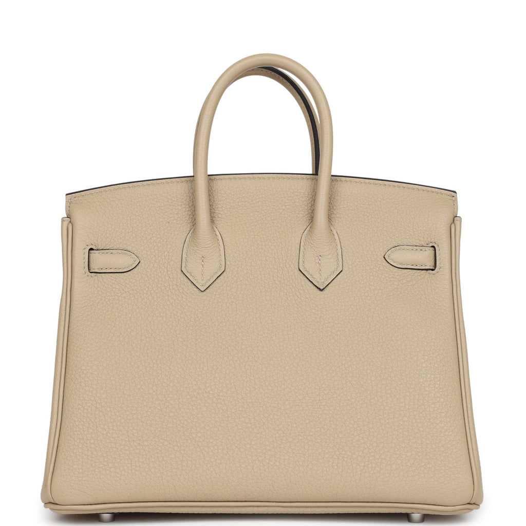 Hermes Birkin 25 Trench Verso Togo Palladium Hardware