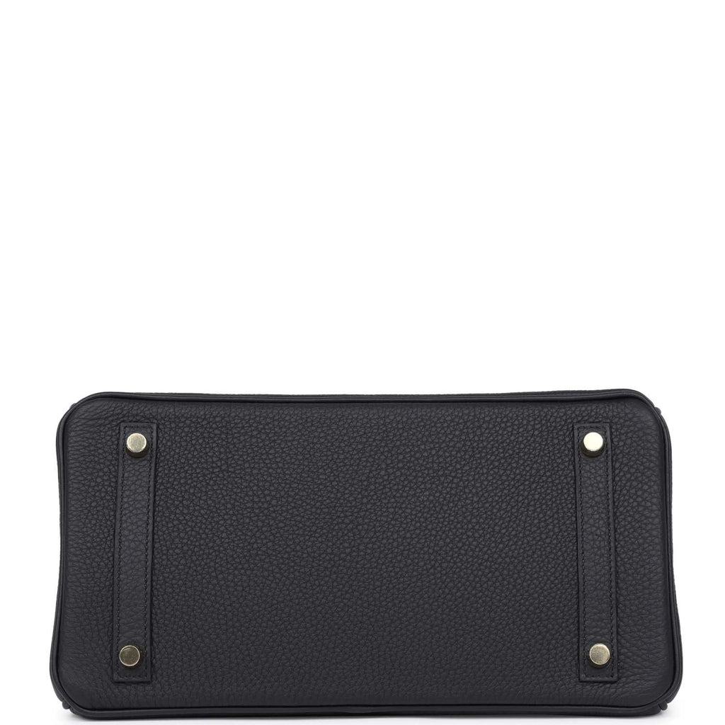 Hermes Birkin 30 Black Togo Gold Hardware