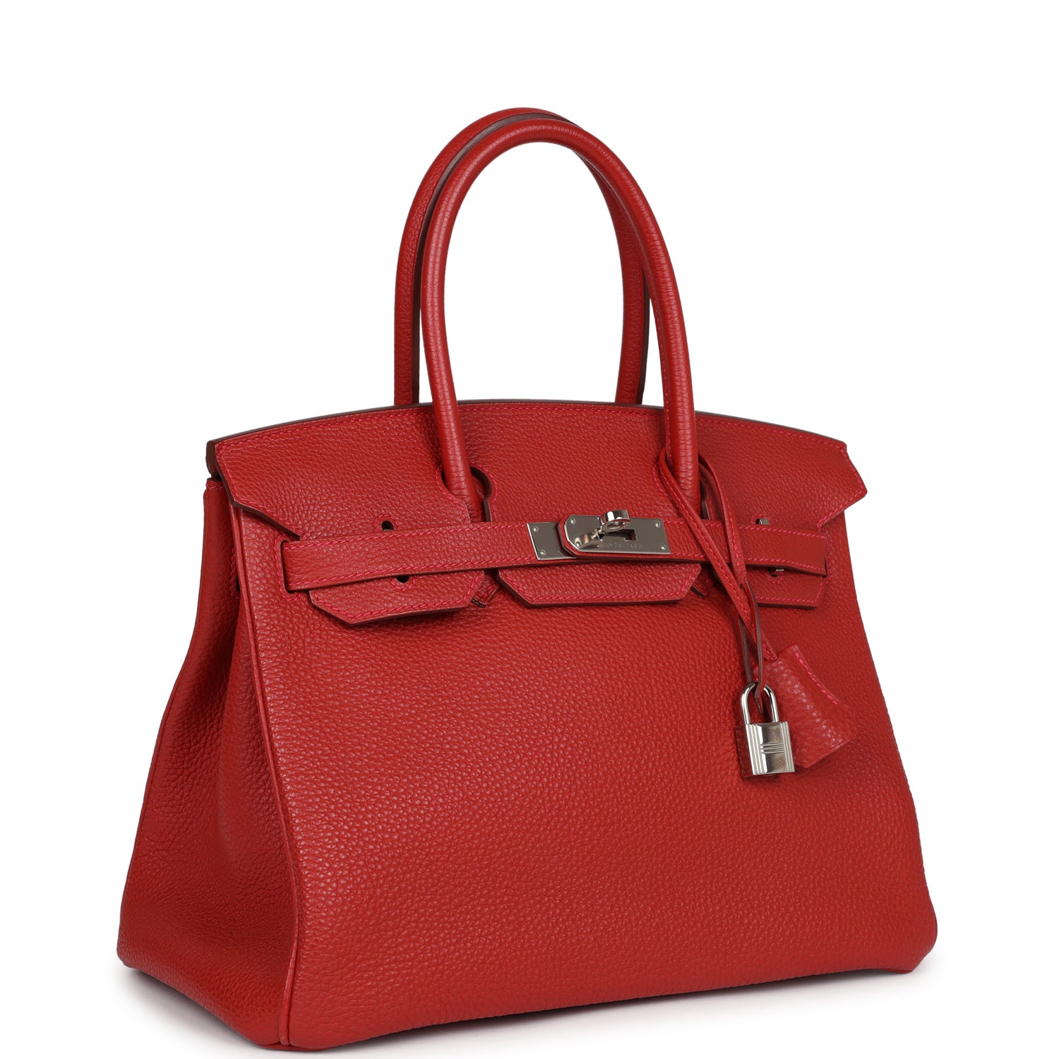 New Hermes Birkin 30 Vermillon Togo Palladium Hardware