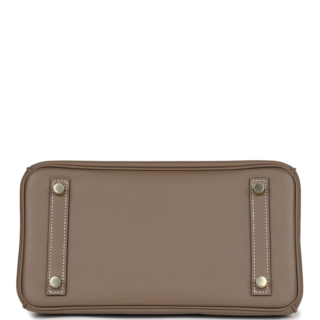 Hermes Birkin 25 Etoupe Swift Gold Hardware