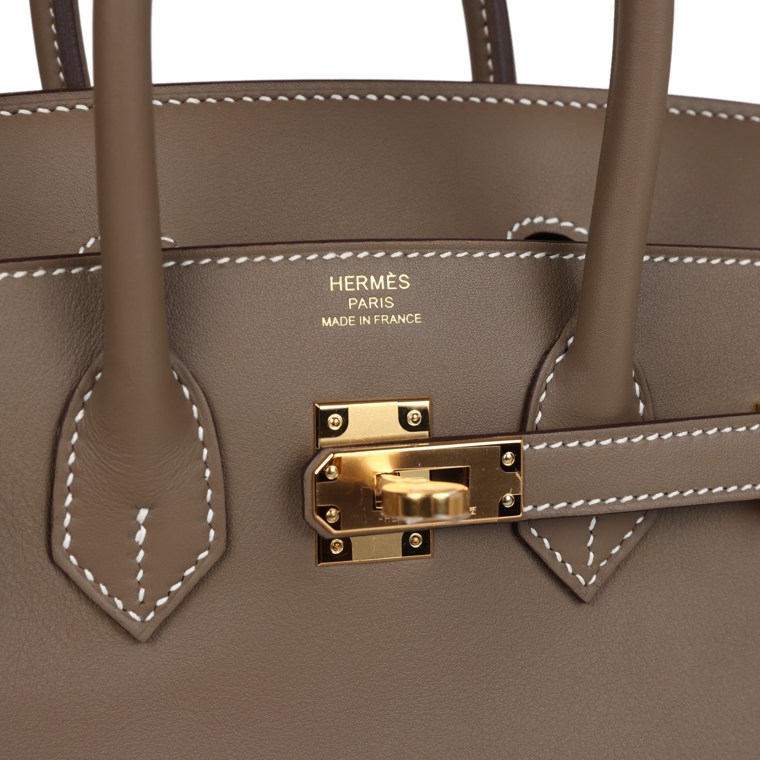 Hermes Birkin 25 Etoupe Swift Gold Hardware