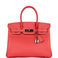 New Hermes Birkin 30 Rose Jaipur Epsom Palladium Hardware