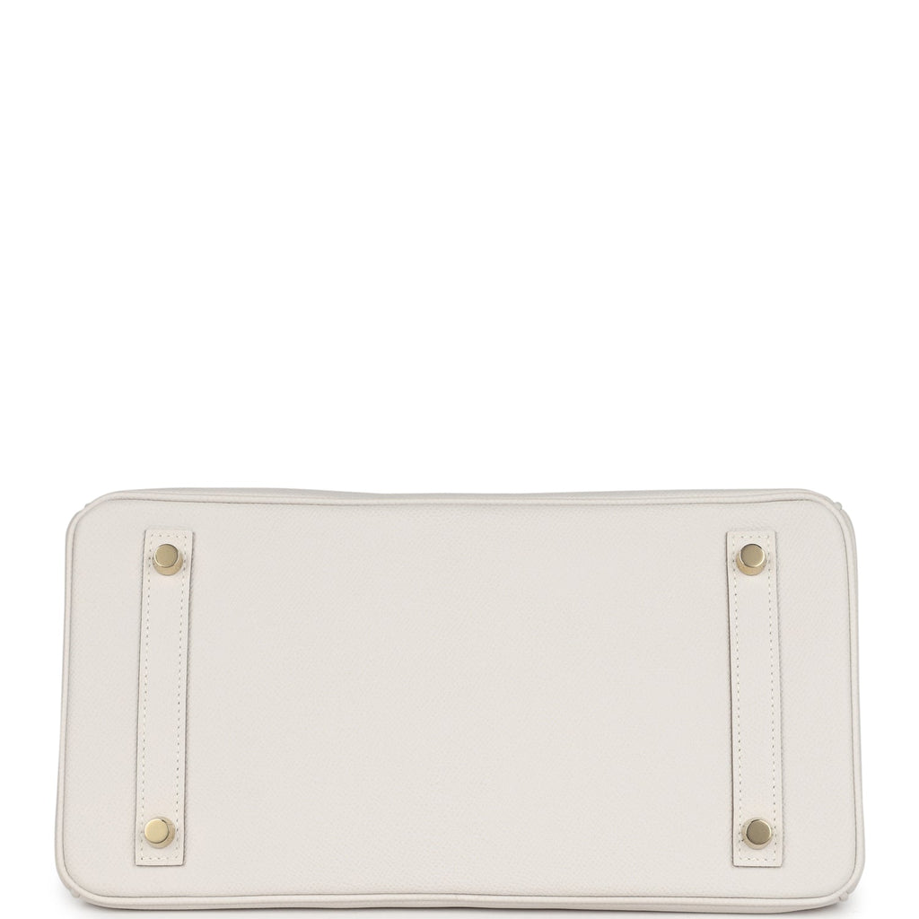 Hermes Birkin 30 Gris Pale Epsom Gold Hardware