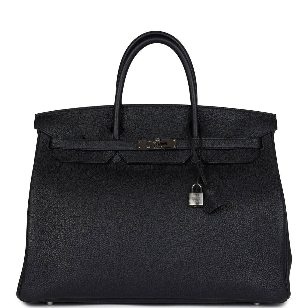 Hermes Birkin 40 Black Togo Palladium Hardware