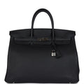 Hermes Birkin 40 Black Togo Palladium Hardware