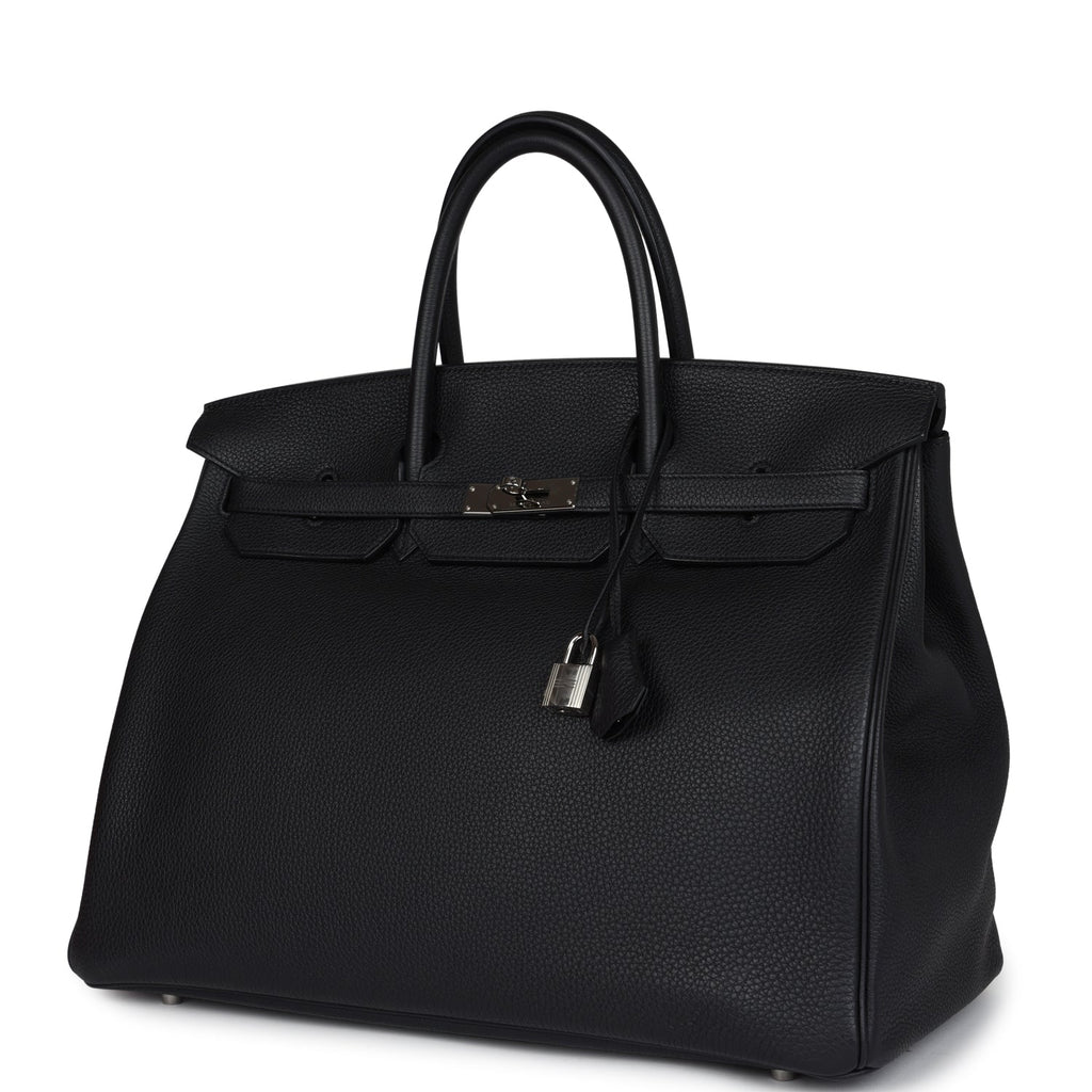 Hermes Birkin 40 Black Togo Palladium Hardware