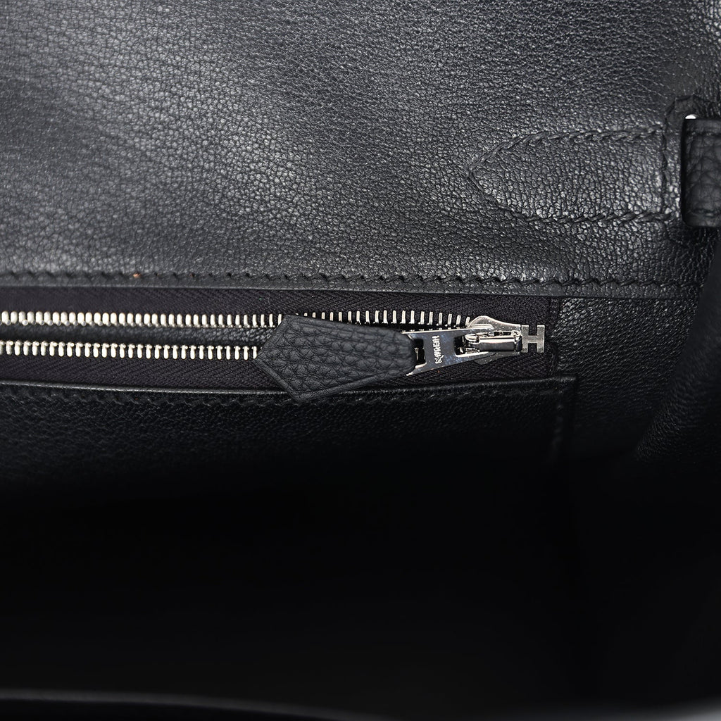 Hermes Birkin 30 Black Togo Palladium Hardware