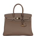 Hermes Birkin 35 Etoupe Togo Gold Hardware
