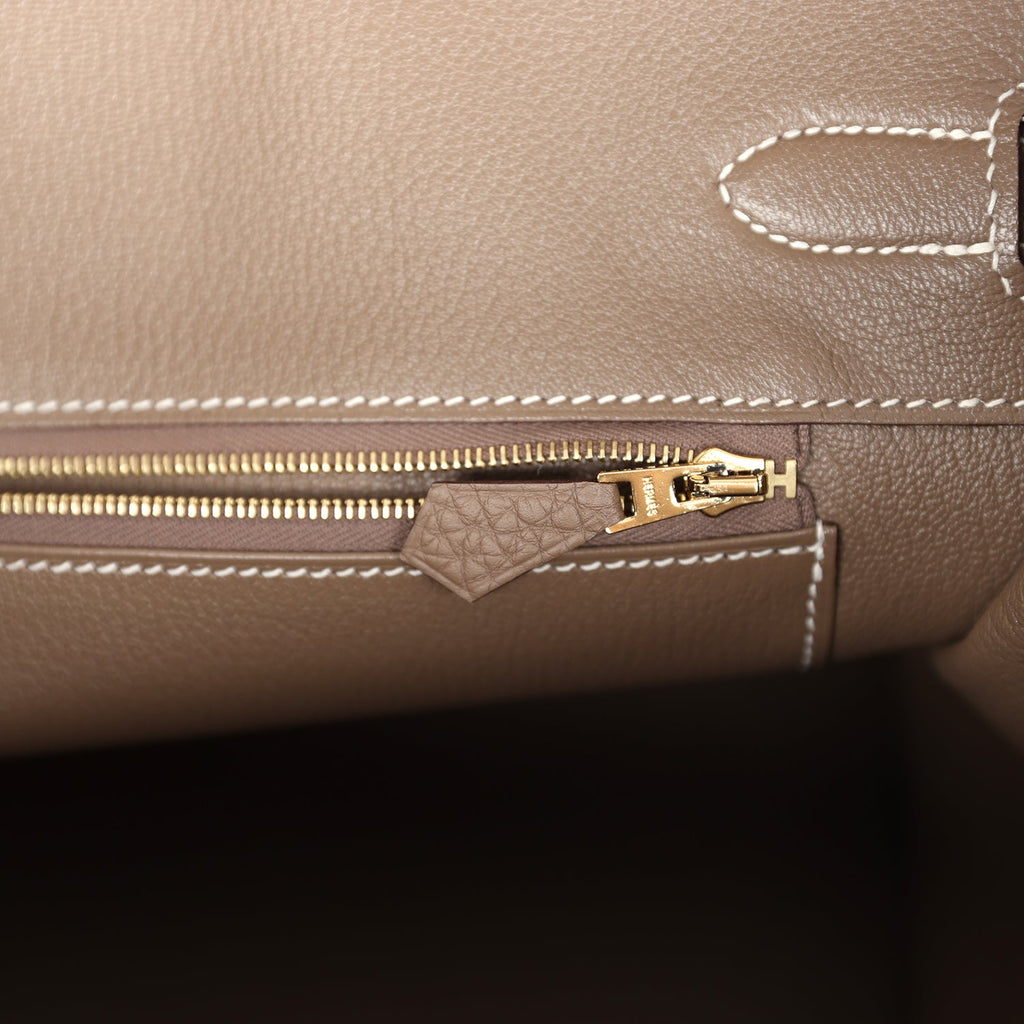 Hermes Birkin 35 Etoupe Togo Gold Hardware