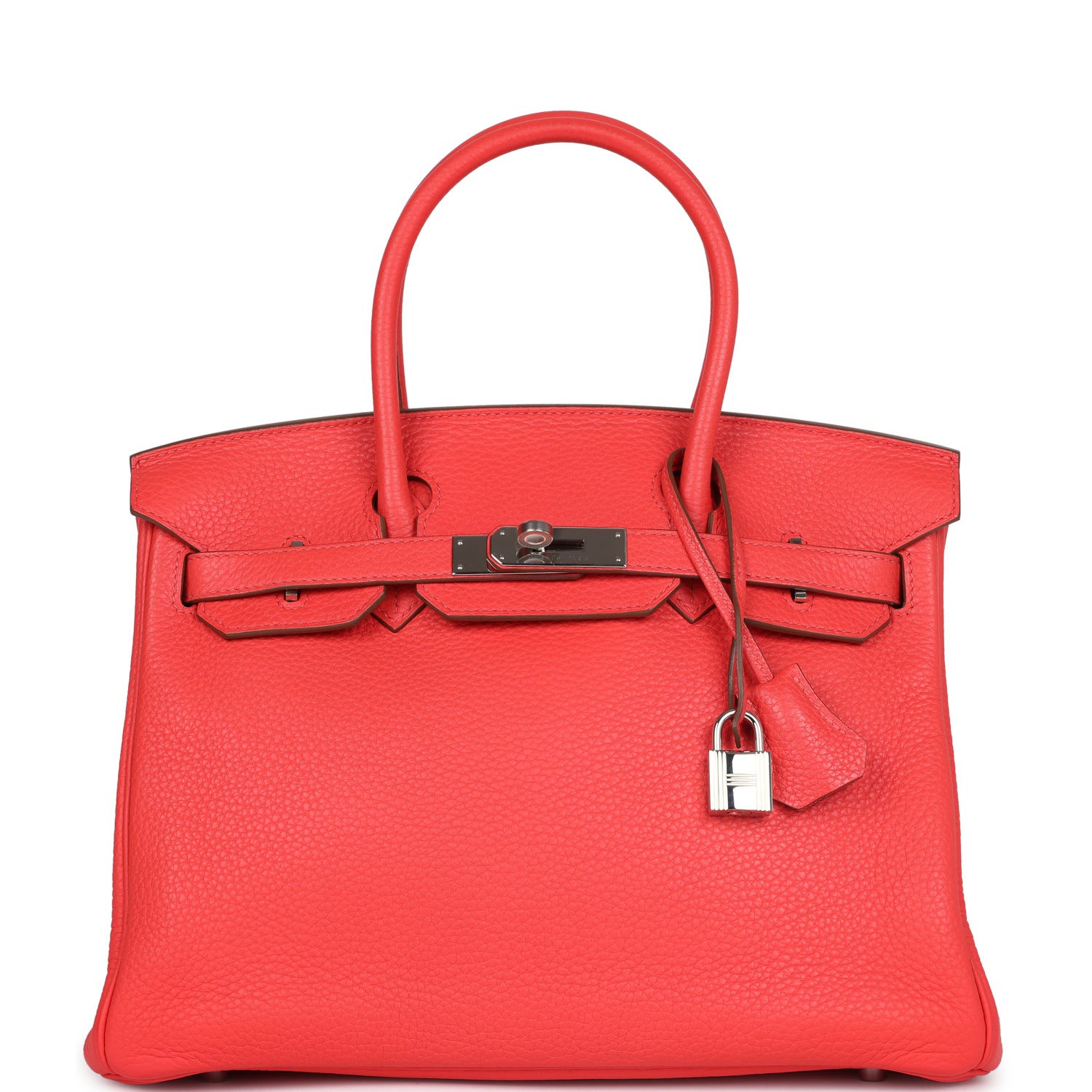 New Hermes Birkin 30 Rose Jaipur Clemence Palladium Hardware