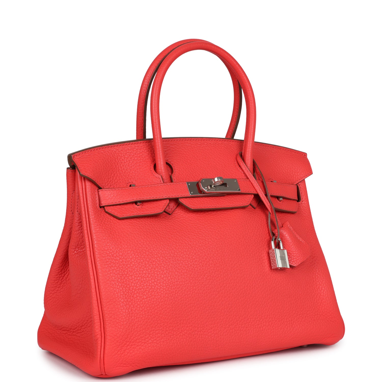 New Hermes Birkin 30 Rose Jaipur Clemence Palladium Hardware