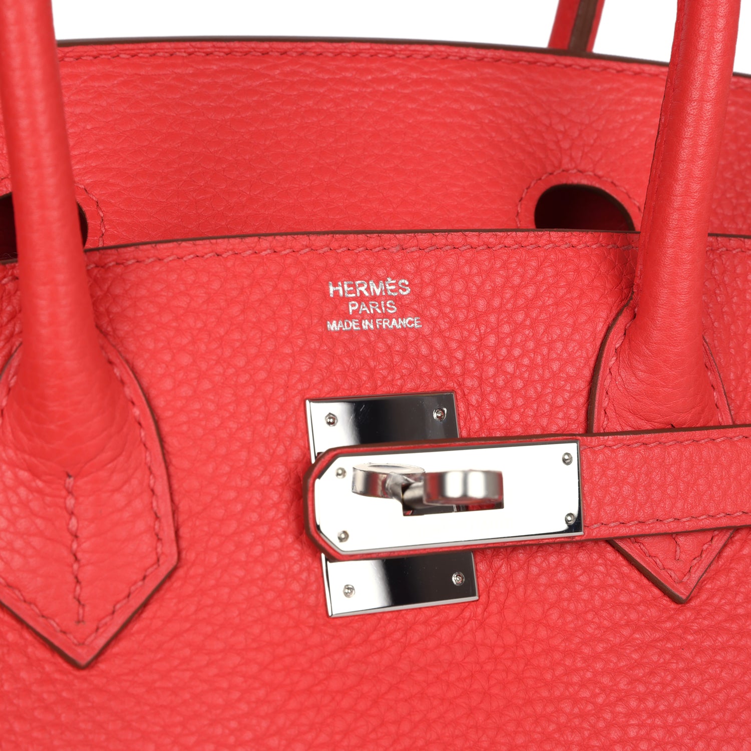 New Hermes Birkin 30 Rose Jaipur Clemence Palladium Hardware