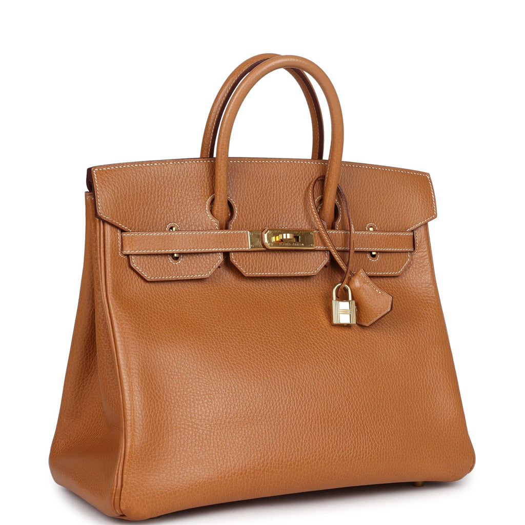 New Hermes HAC Birkin 32 Naturel Ardennes Gold Hardware