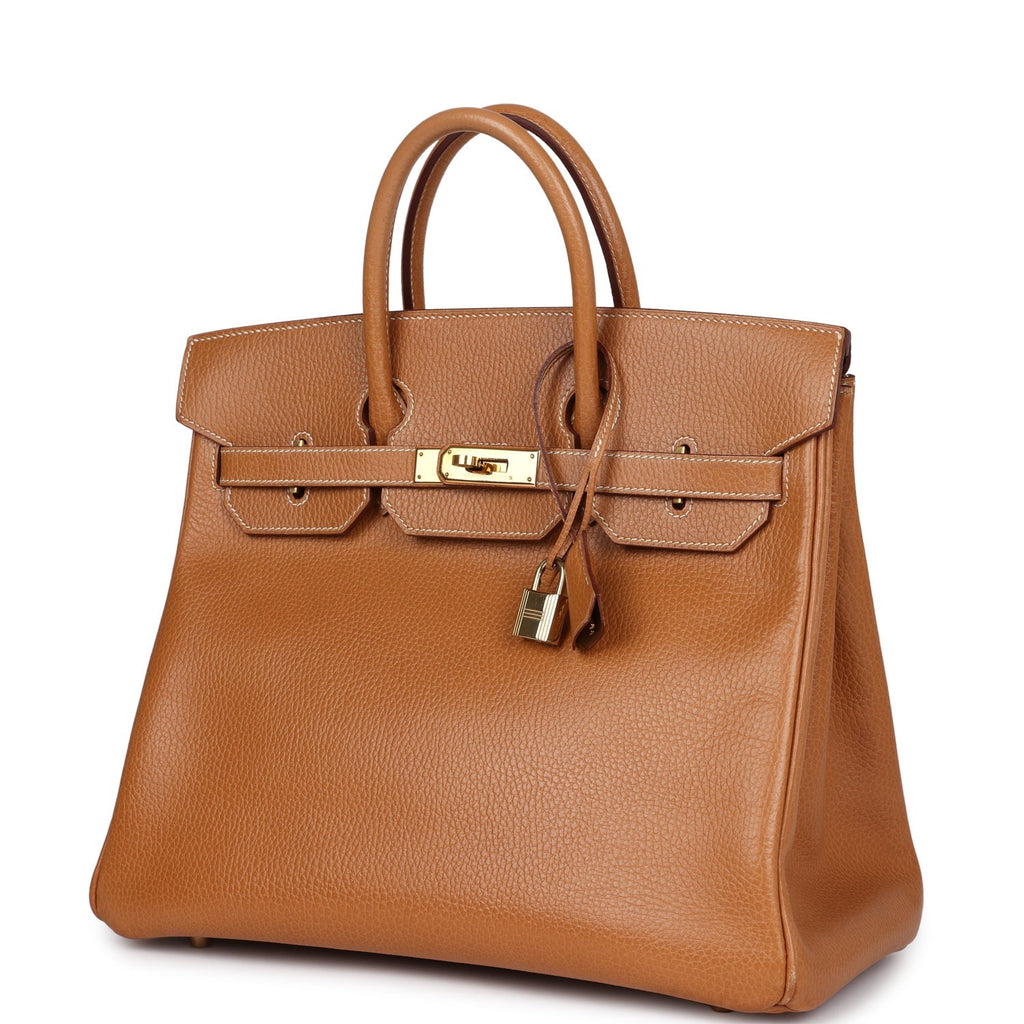 New Hermes HAC Birkin 32 Naturel Ardennes Gold Hardware