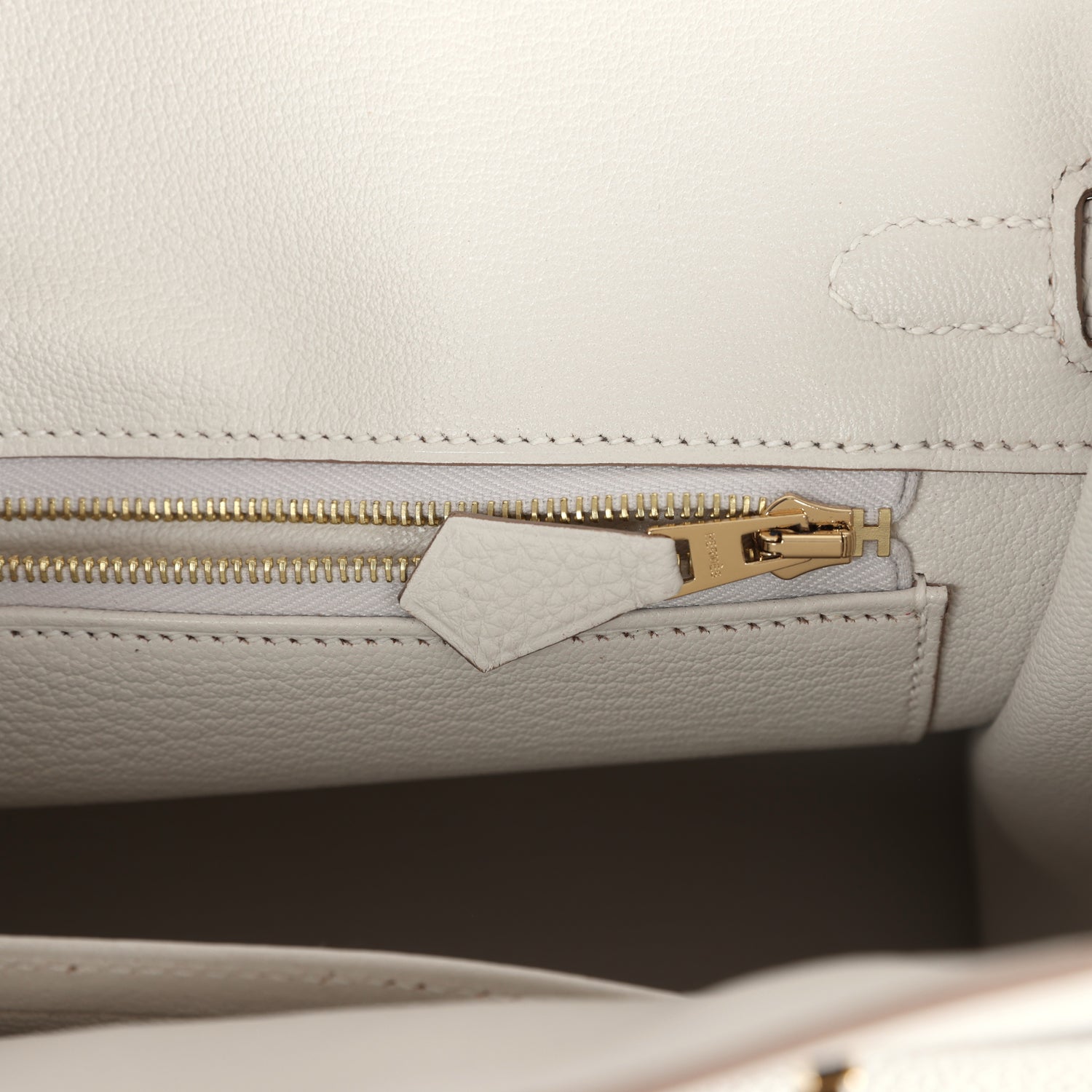 Hermes Birkin 25 Gris Pale Togo Gold Hardware