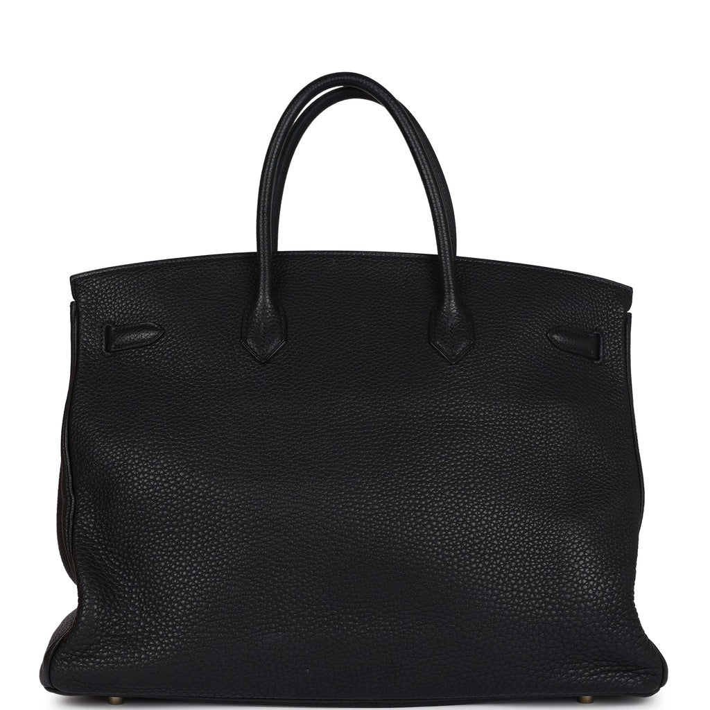 Hermes Birkin 40 Black Togo Gold Hardware
