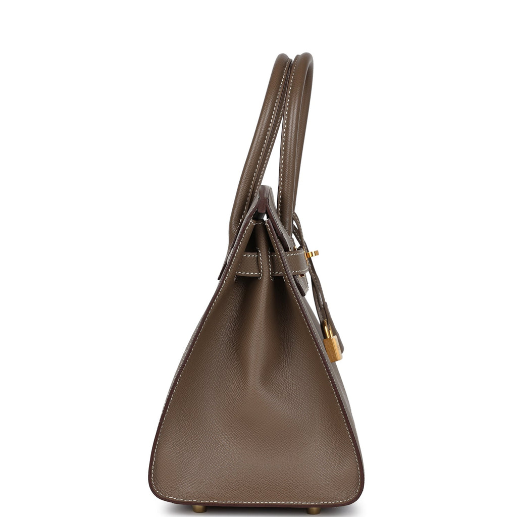 Hermes Birkin Sellier 30 Etoupe Epsom Gold Hardware