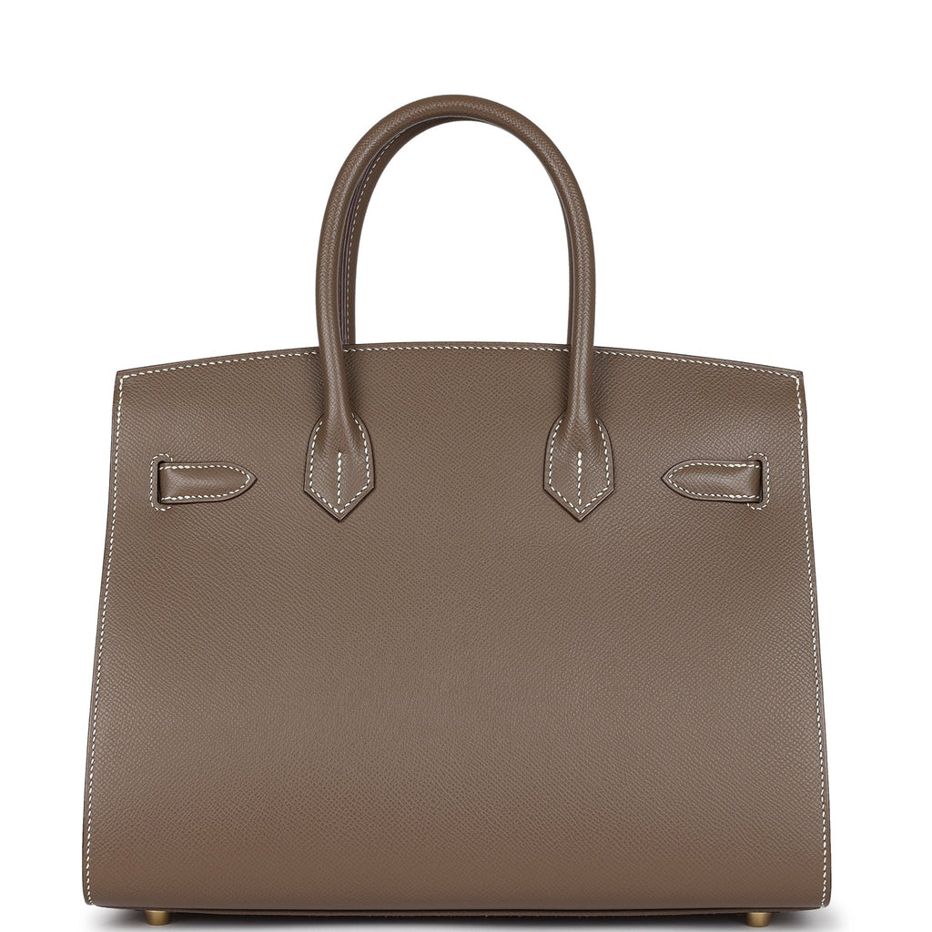 Hermes Birkin Sellier 30 Etoupe Epsom Gold Hardware