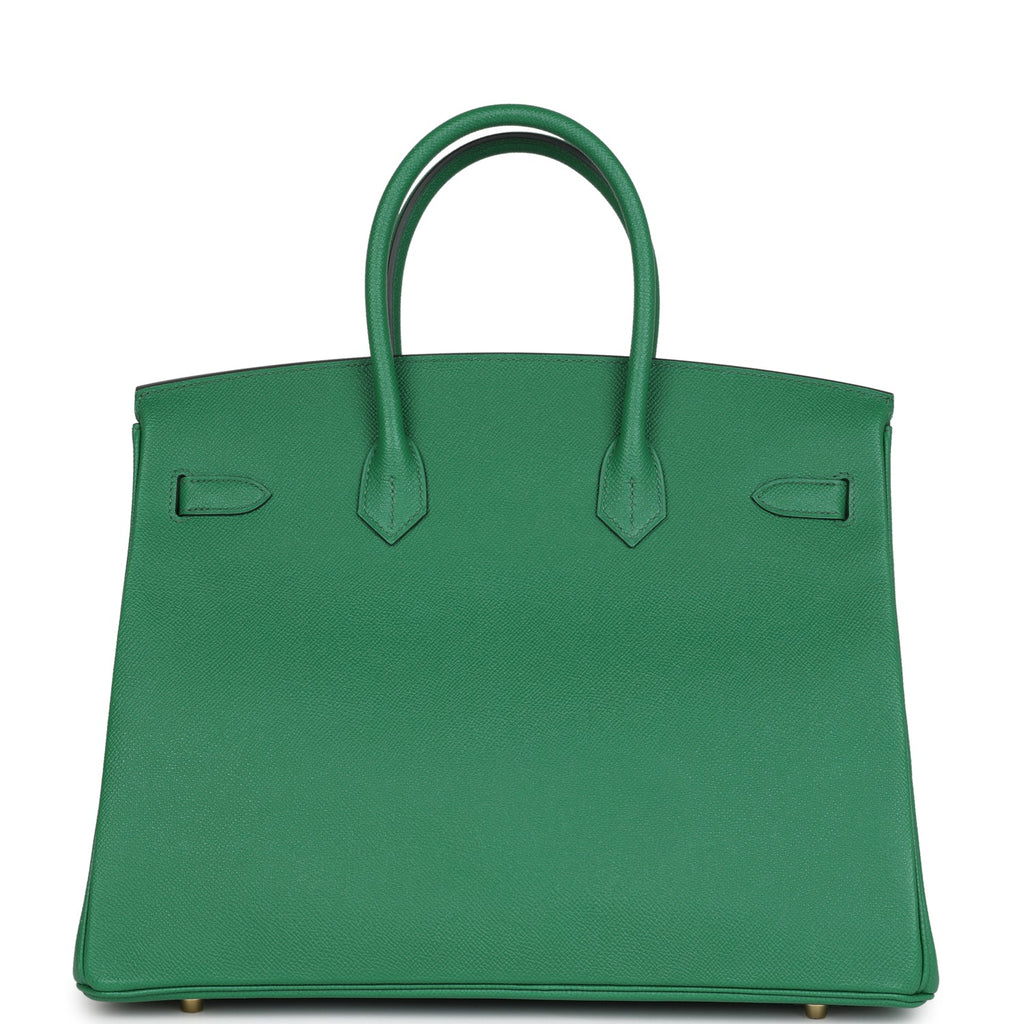 Hermes Birkin 35 Cactus Epsom Gold Hardware
