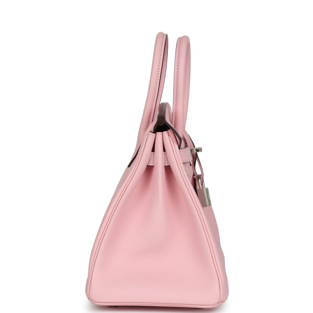 Hermes Birkin 25 Rose Sakura Swift Palladium Hardware