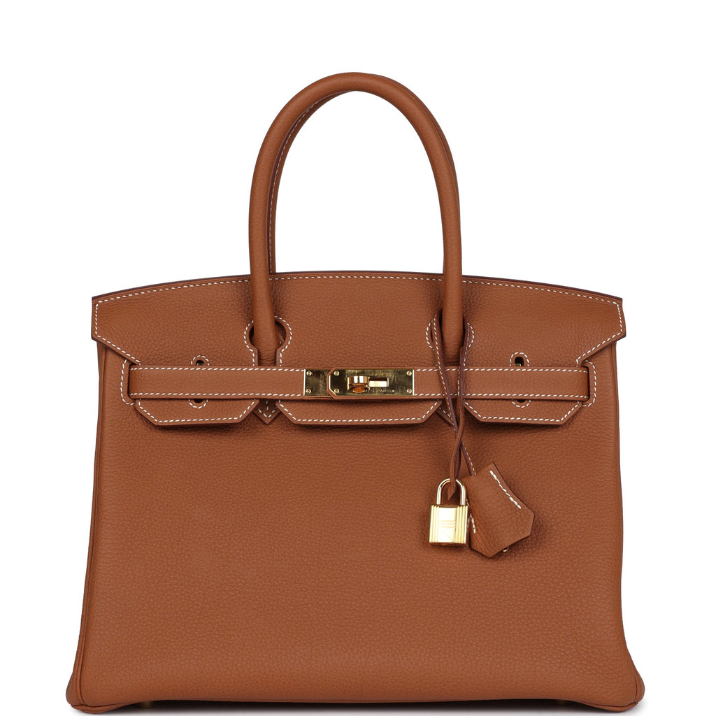Hermes Birkin 30 Gold Togo Gold Hardware