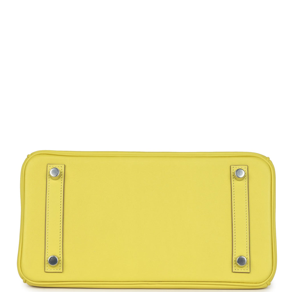 Hermes Birkin 25 Lime Swift Palladium Hardware