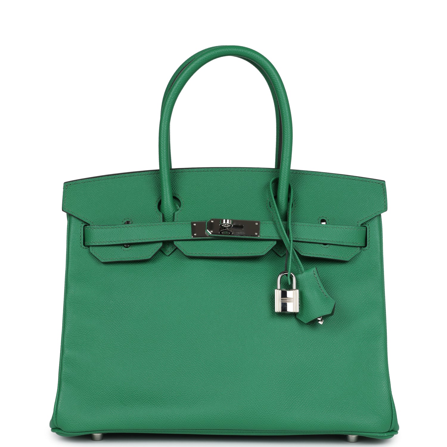 New Hermes Birkin 30 Cactus Epsom Palladium Hardware