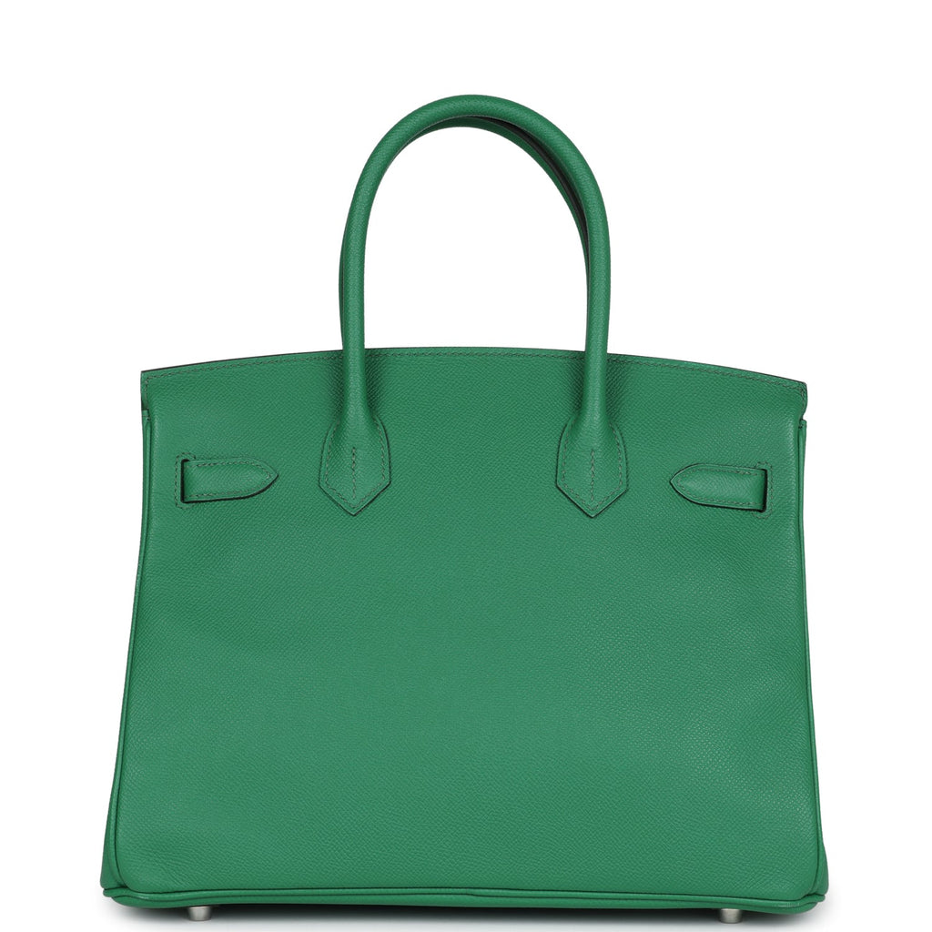 New Hermes Birkin 30 Cactus Epsom Palladium Hardware