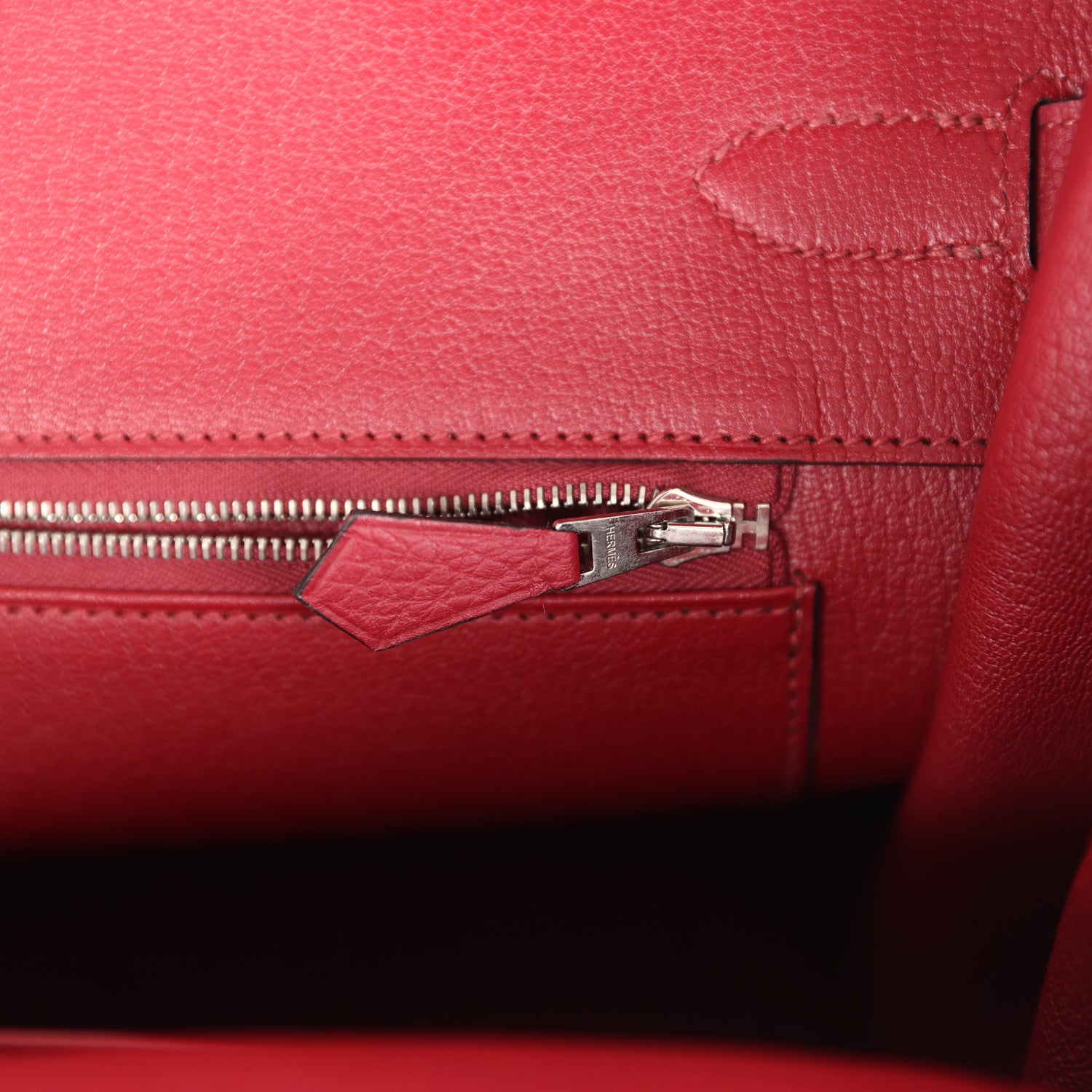 Hermes Birkin 35 Rouge Grenat Togo Palladium Hardware