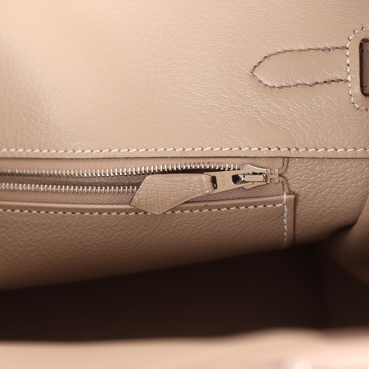 New Hermes Birkin 35 Cascade Rose Jaipur, Etoupe and Argile Swift and Clemence Brushed Palladium Hardware