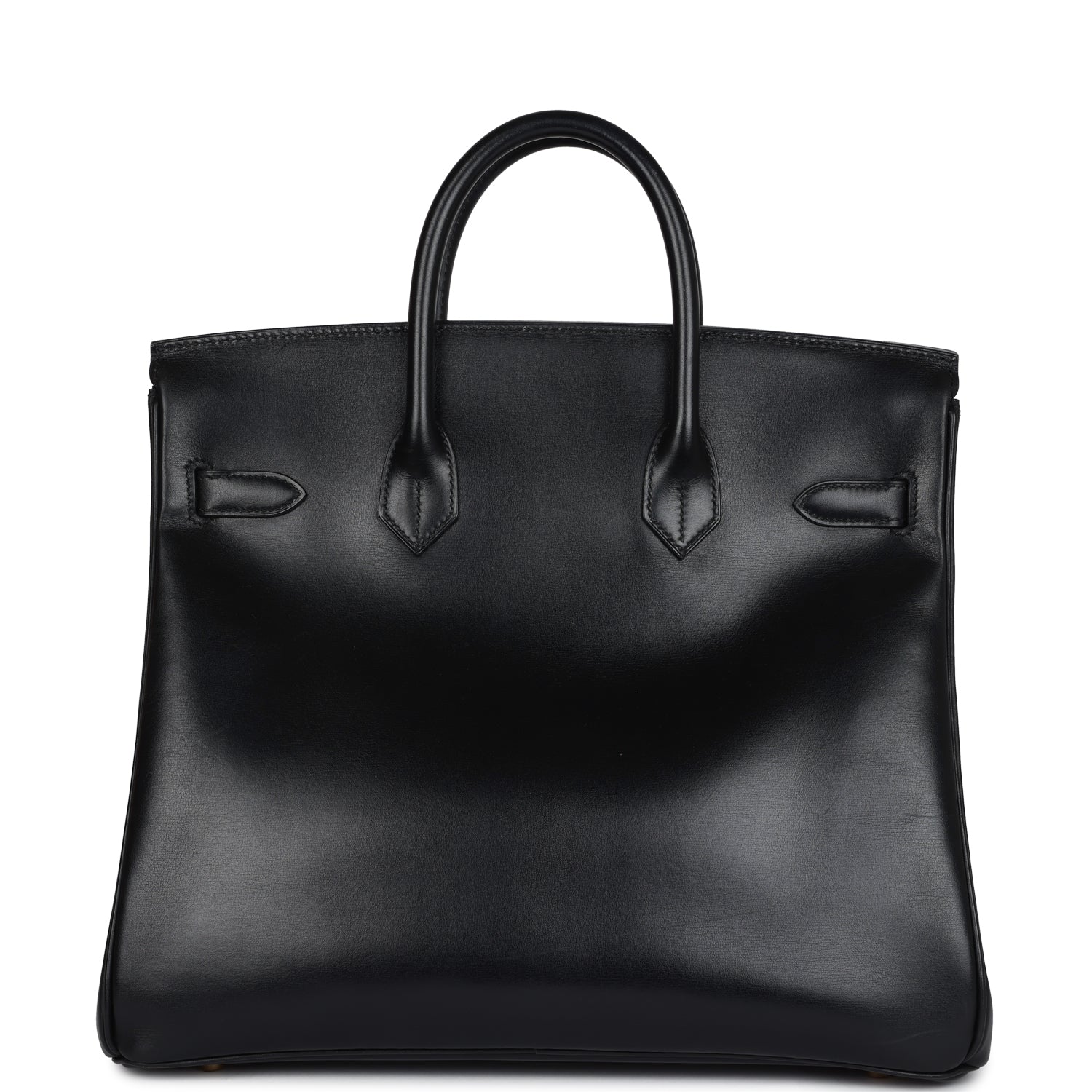 New Hermes HAC Birkin 32 Black Box Gold Hardware