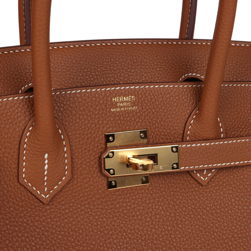Hermes Birkin 30 Gold Togo Gold Hardware