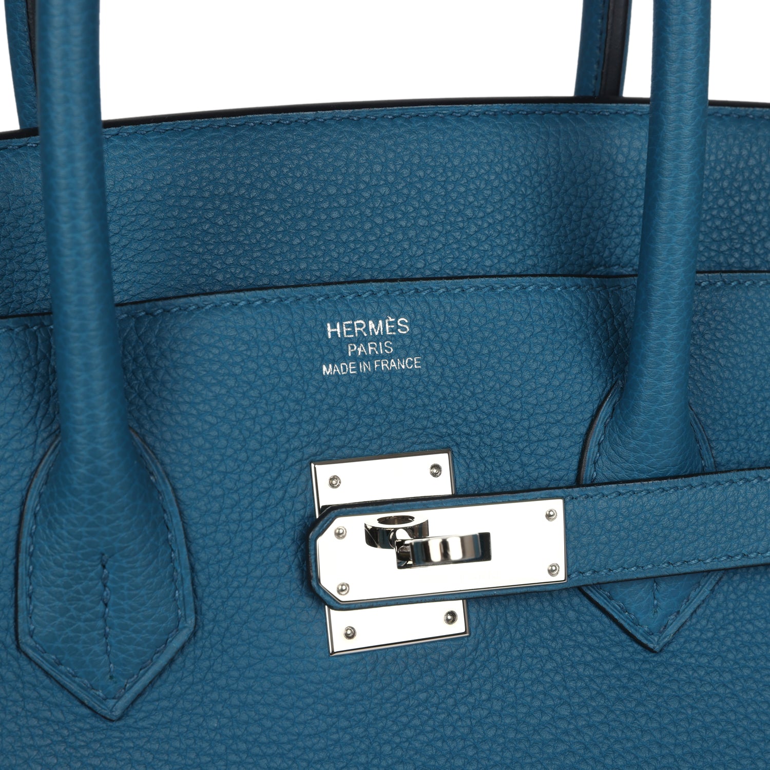 New Hermes Birkin 35 Cobalt Togo Palladium Hardware