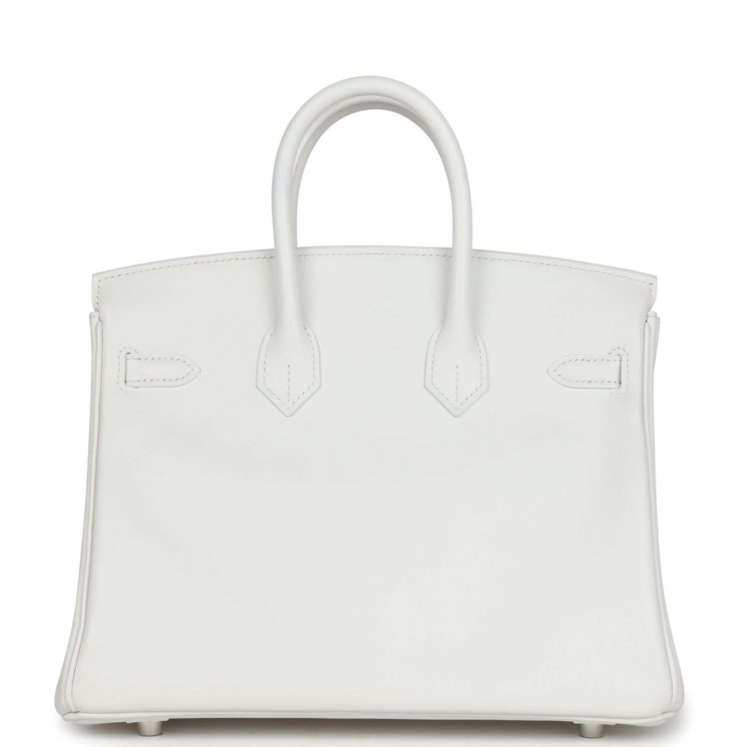 Hermes Birkin 25 New White Swift Palladium Hardware